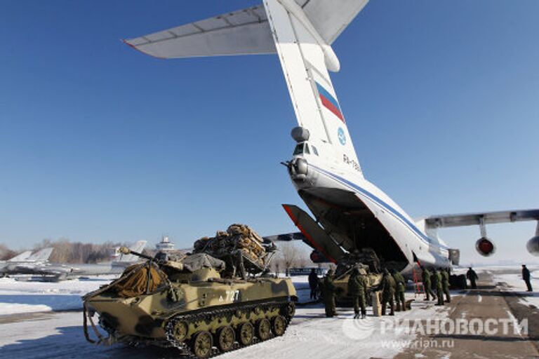 Учения воздушно-десантных войск в Рязанской области