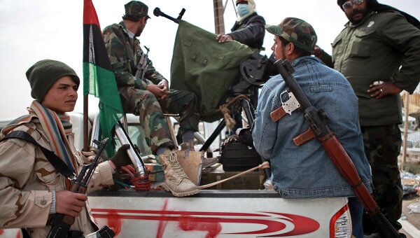 Войска оппозиции в Ливии