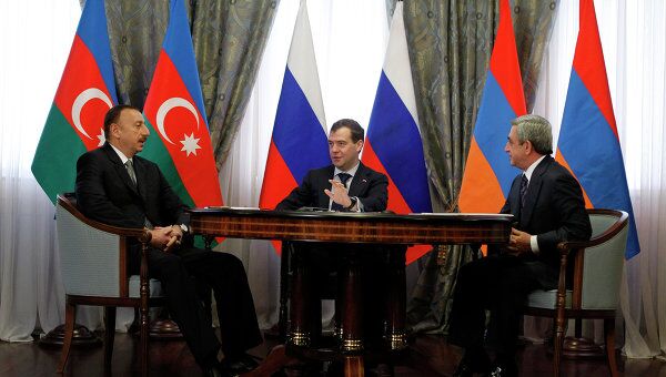 Трехсторонняя встреча президентов Азербайджана, Армении и России в Сочи 5 марта