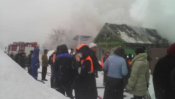Пожар в Казани 