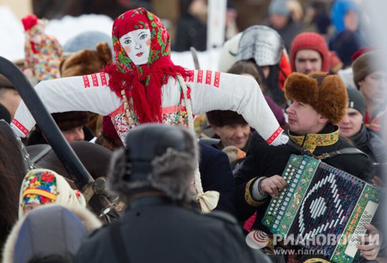 Проводы Широкой Масленицы в Суздале