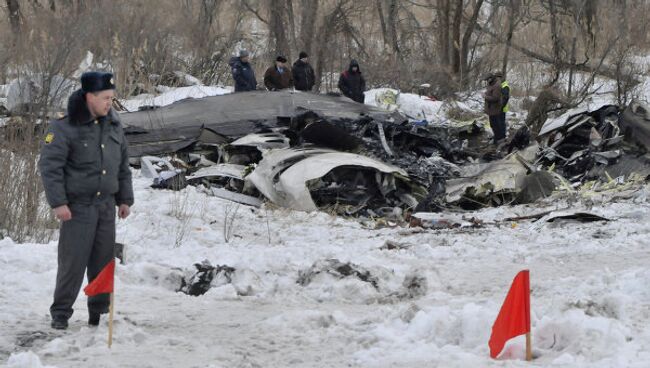 Крушение самолета Ан-148 в селе Гарбузово Белгородской области