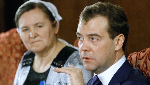 Встреча Дмитрия Медведева с многодетными матерями