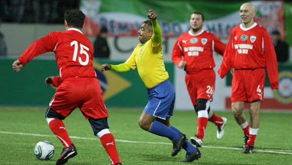 Бразильцы победили команду Кадырова в футбольном матче в Грозном