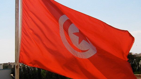 Флаг Туниса. Архивное фото