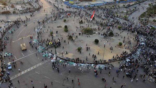 На площади Тахрир в Каире