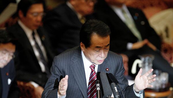 Премьер-министр Японии Наото Кан принял участие в заседании комитета Верхней палаты парламента Японии после землетрясения
