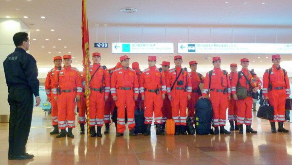 Пятнадцать китайских спасателей направлены в Японию