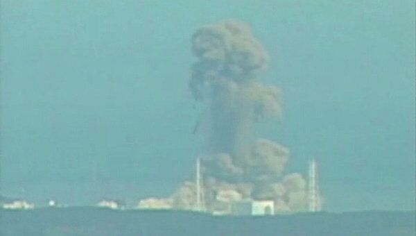 Взрыв на третьем реакторе японской АЭС Фукусима-1