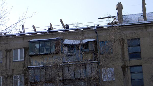 Обрушение крыши в Магнитогорске