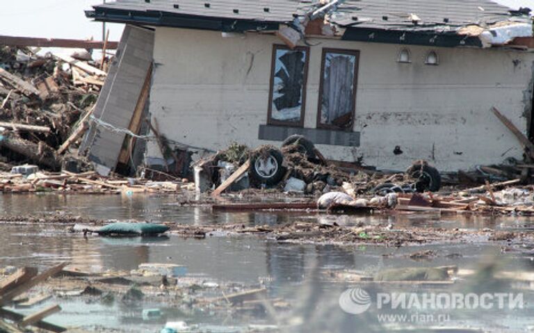 Последствия землетрясения в Японии