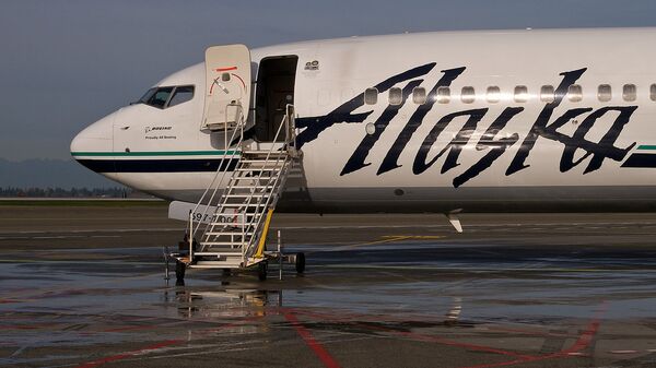 Самолет авиакомпании Alaska Airlines