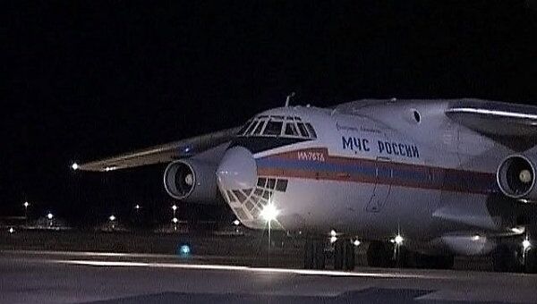 Самолет МЧС России Ил-76 вылетел в Токио