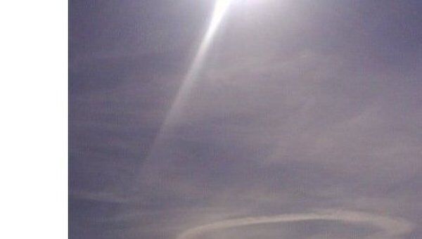 Облако в форме кольца в Красноярской области