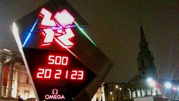 Часы на Трафальгарской площади начинают отсчет 500 дней до Олимпиады-2012