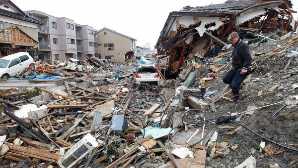 Последствия землетрясение в префектуре Мияги в Японии, 15 марта 2011 г.
