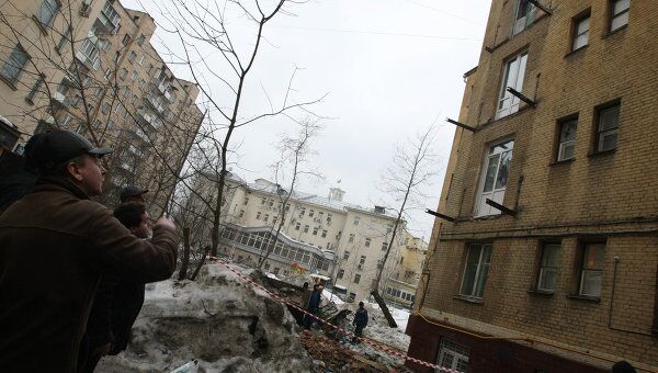 На северо-востоке Москвы обрушились четыре балкона жилого дома