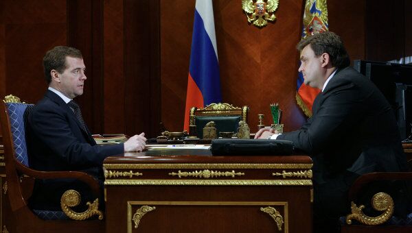 Встреча Дмитрия Медведева с Константином Чуйченко