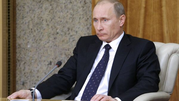 Председатель правительства РФ Владимир Путин принимает участие в российско-белорусских переговорах в Минске