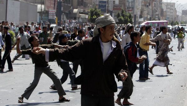 Йеменская полиция расстреляла антиправительственную демонстрацию 