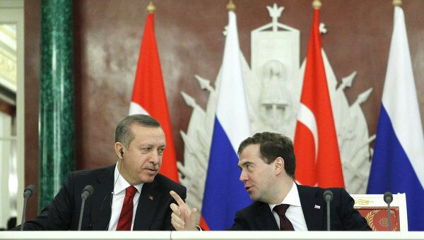 Переговоры президента РФ и премьер-министра Турции прошли в Кремле