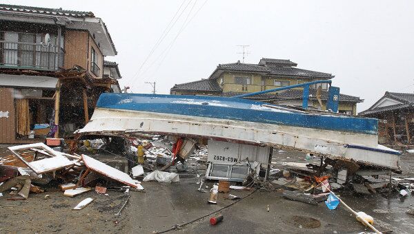 Последствия землетрясения в Японии. Архив