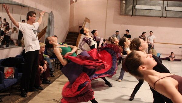 Репетиция балета БАЛДА в театре Н. Сац