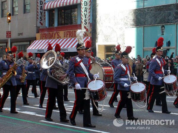 Парад в честь Дня Св. Патрика в Нью-Йорке