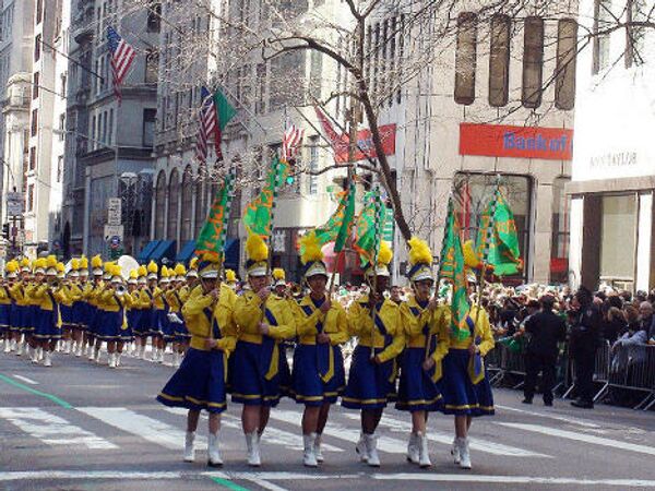 Парад в честь Дня Св. Патрика в Нью-Йорке