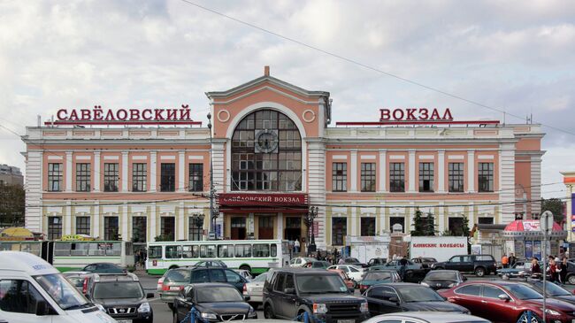 Савеловский вокзал в Москве. Архивное фото