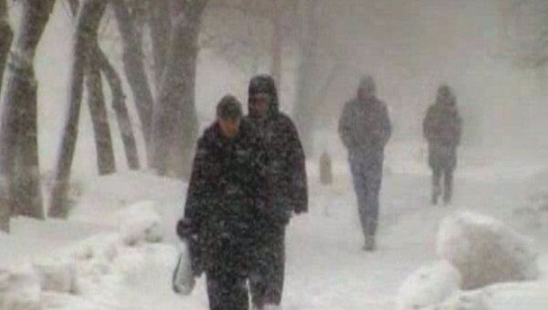 Снежный циклон в Самарской области