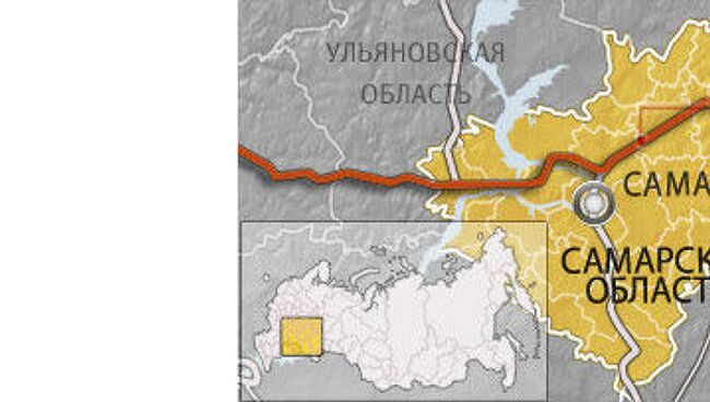 Трасса М-5 в Самарской области