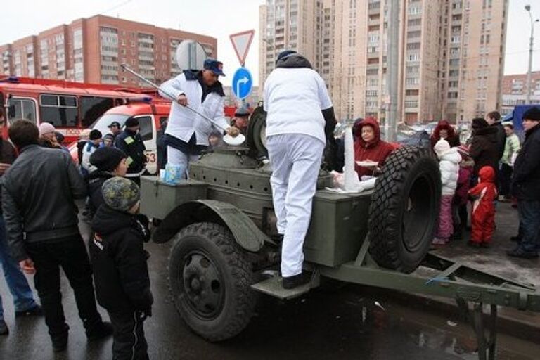 Пятилетие пожарно-спасательного отряда в Питере