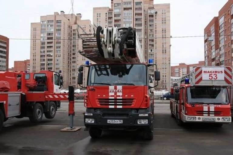 Пятилетие пожарно-спасательного отряда в Питере