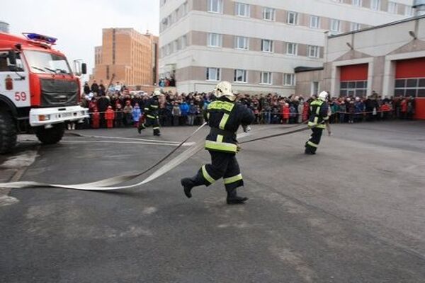 Пятилетие пожарно-спасательного отряда в Питере