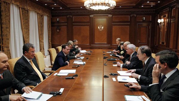 Встреча президента РФ Дмитрия Медведева с Робертом Гейтсом