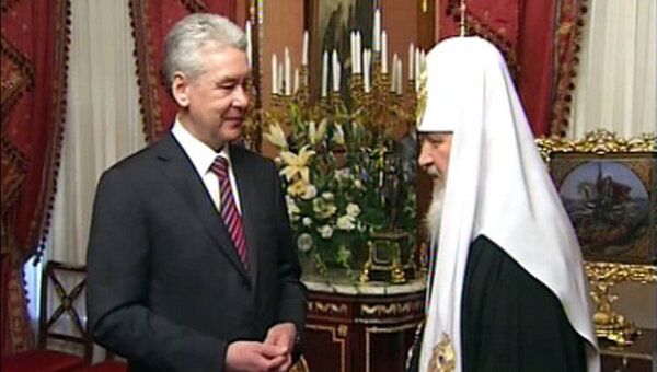 Собянин пообещал патриарху Кириллу построить храм на Дубровке