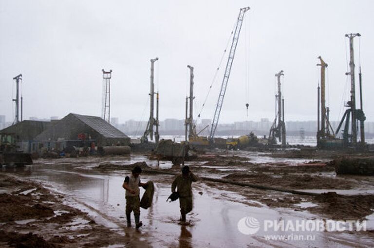 Строительство стадиона Спартак в Москве