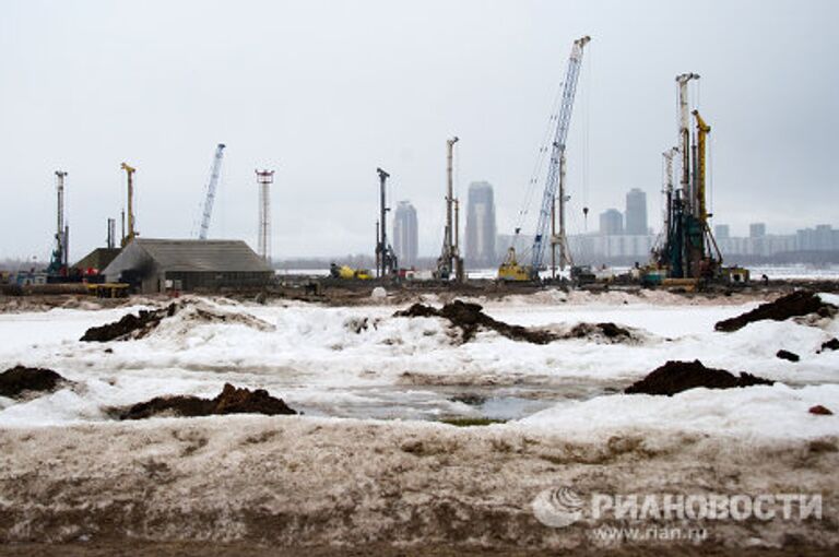 Строительство стадиона Спартак в Москве