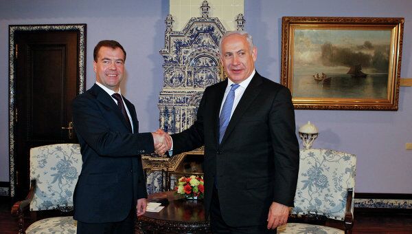 Президент РФ Д.Медведев принял премьер-министра Израиля Б.Нетаньяху