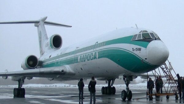 Ту-154М, аварийно севший в Коми, летел в Самару с выпущенными шасси 