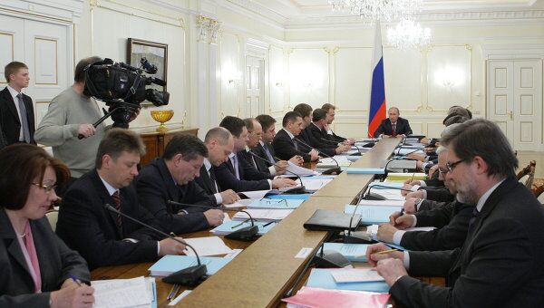 Заседание Правительственной комиссии по контролю за осуществлением иностранных инвестиций в РФ. Архив