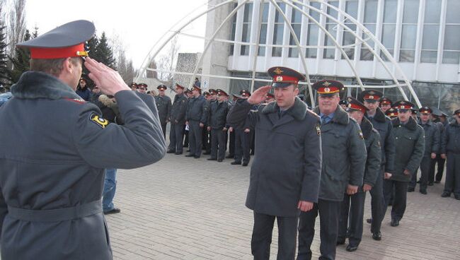 Смотр УВД. Архив