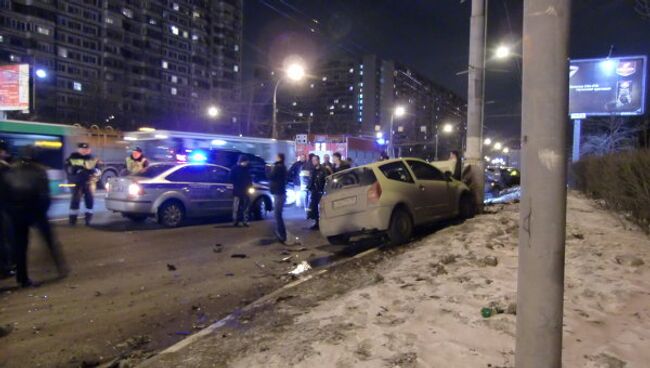 В Москве на Липецкой улице произошло ДТП