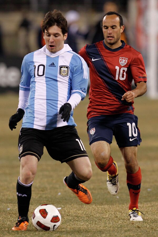 Игровой момент матча Аргентина - США