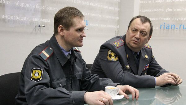 Пресс-конференция милиционеров-очевидцев теракта на «Парке культуры» в РИА Новости 