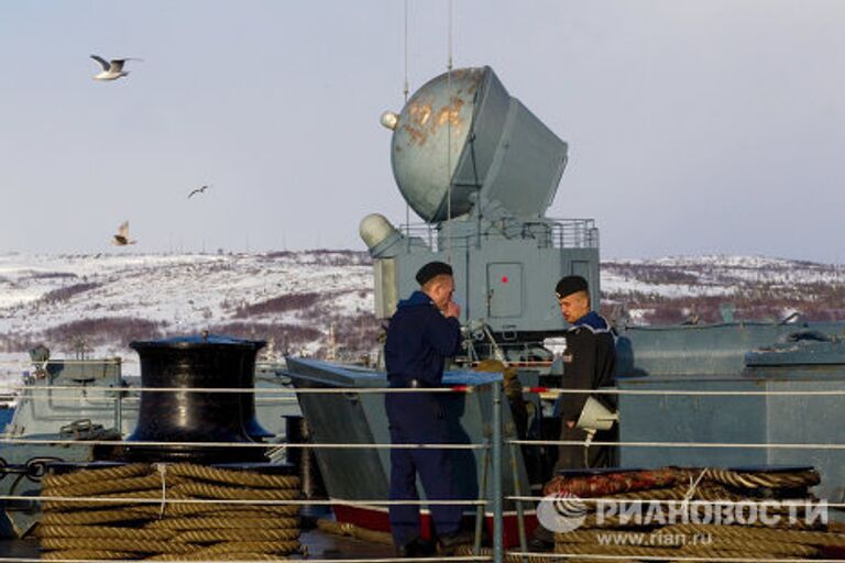 Военные учения Северного флота ВМФ России