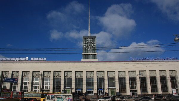Финляндский вокзал в Петербурге. Архив