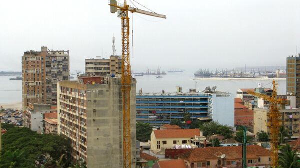 Витд на порт Луанды