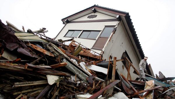 Последствия землетрясения в префектуре Мияги, Япония. 31 марта 2011 г.